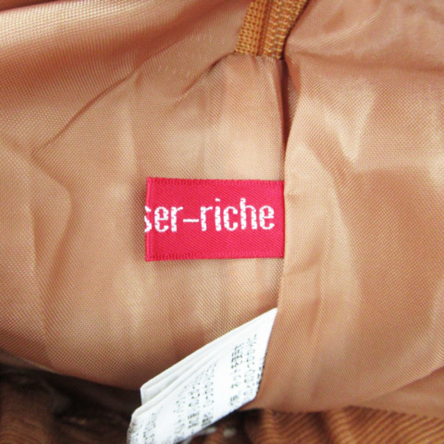 Apuweiser-riche(アプワイザーリッシェ)のアプワイザーリッシェ 台形スカート ひざ丈 リボン 0 オレンジ /FF39 レディースのスカート(ひざ丈スカート)の商品写真