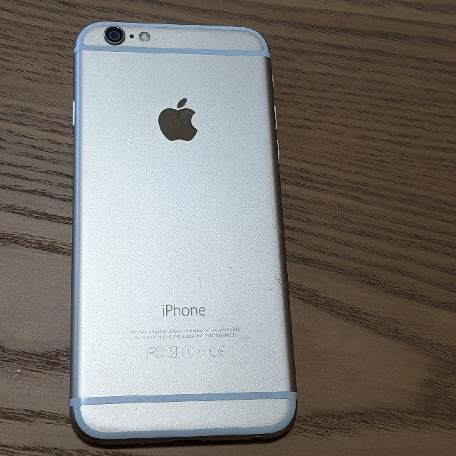 iPhone6 ゴールド au 手帳ケース付き