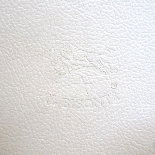 IL BISONTE(イルビゾンテ)のイルビゾンテ IL BISONTE ショルダーバッグ 白 ホワイト レザー  レディースのバッグ(ショルダーバッグ)の商品写真