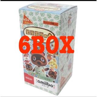 ニンテンドウ(任天堂)のどうぶつの森amiiboカード 第5弾   6ボックス 未開封 まとめ売り(Box/デッキ/パック)