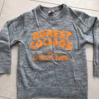 ジーユー(GU)のGU HONEST COLLEGE ニット セーター140(ニット)