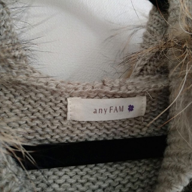 anyFAM(エニィファム)のChi Chi様専用☆any FAM ニットポンチョ レディースのジャケット/アウター(ポンチョ)の商品写真