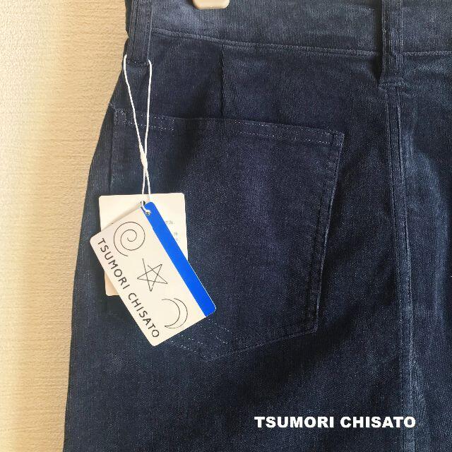 TSUMORI CHISATO(ツモリチサト)の【TSUMORI CHISATO】インディゴ×コーディロイ スカート 未使用品 レディースのスカート(ひざ丈スカート)の商品写真