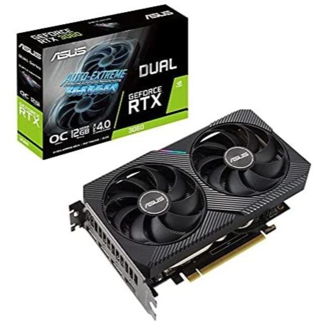 ずっと気になってた 1から3台 DUAL-RTX3060-O12G-V2 PCパーツ ずっと気になってた 1から3台 DUAL-RTX3060-O12G-V2 PCパーツ