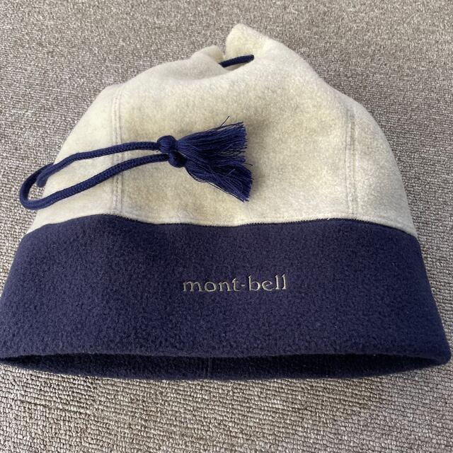 mont bell(モンベル)のネックウォーマー　モンベル　ベージュ×紺 メンズのファッション小物(ネックウォーマー)の商品写真