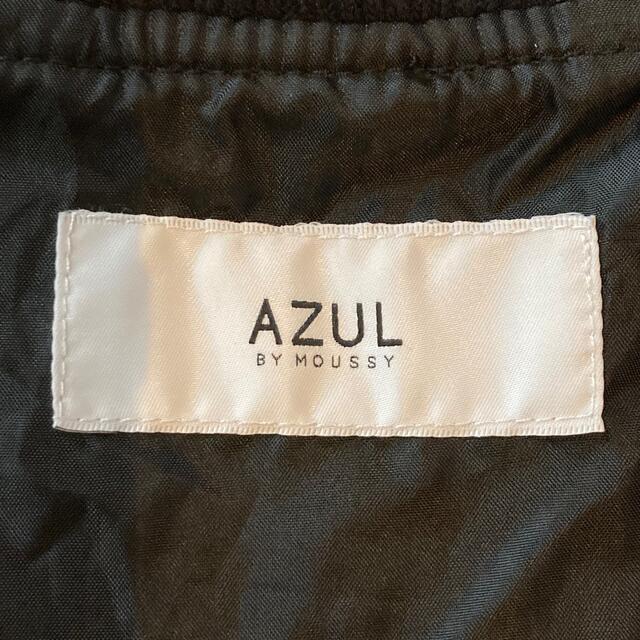 AZUL by moussy(アズールバイマウジー)のAZUL by moussy ショート MA-1 ブルゾン ブラック Free レディースのジャケット/アウター(ブルゾン)の商品写真