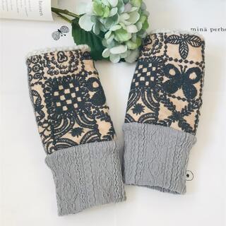 ミナペルホネン(mina perhonen)の指なし手袋 ⚮̈ミナペルホネン forest tile ②⚮̈ハンドウォーマー(手袋)