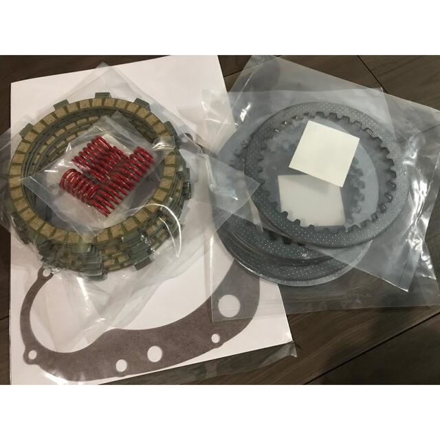 ゼファー400 純正 クラッチ盤 セット (タンク サイドカバー ゼファー400 純正 クラッチ盤 セット (タンク サイドカバー