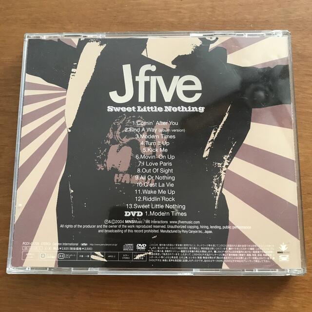 Jfive/モダン・タイムス Sweet Little Nothing エンタメ/ホビーのCD(ポップス/ロック(洋楽))の商品写真