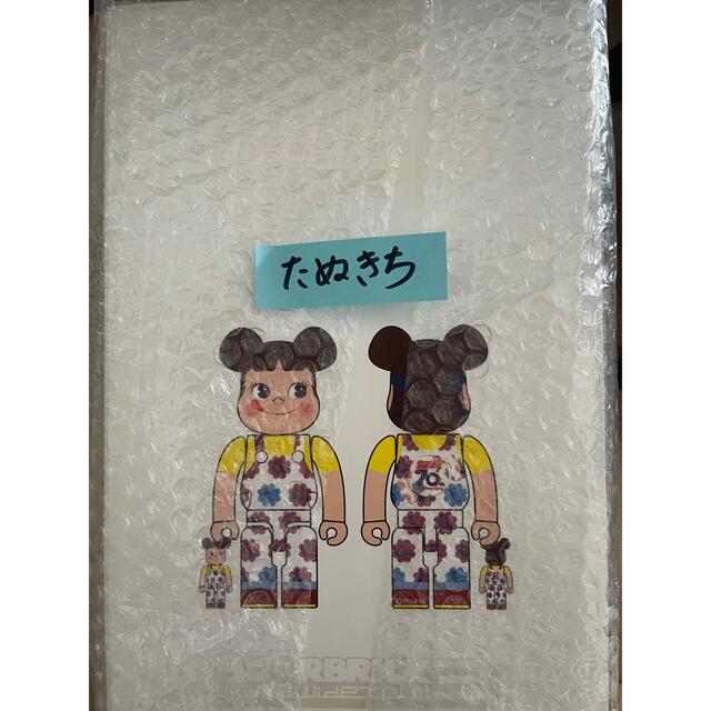 BE＠RBRICK ペコちゃん ミルキー70周年デザイン 100％ & 400％