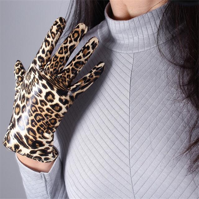 ヒョウ柄　豹柄　手袋　グローブ レディースのファッション小物(手袋)の商品写真