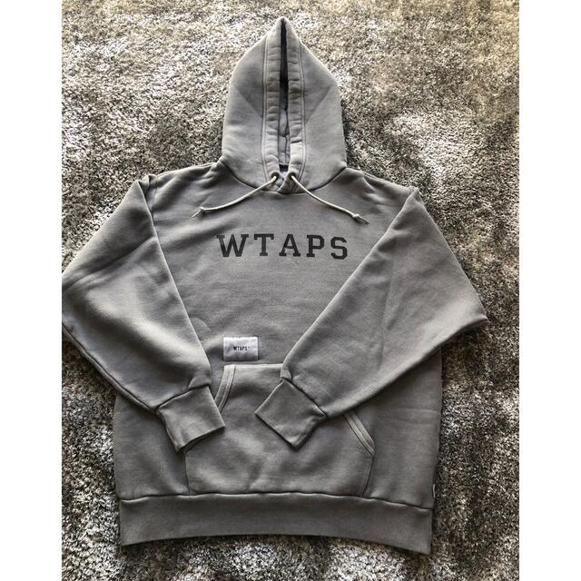 WTAPS 19AW COLLEGE HOODED グレー Mサイズ 人気ショップ 6200円 ...