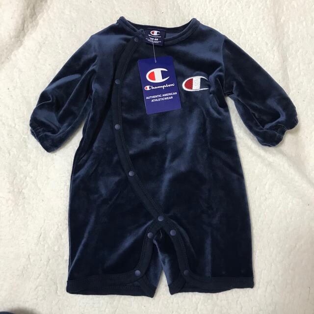 Champion(チャンピオン)の新品！champion チャンピオン ロンパース 男の子 60-70サイズ キッズ/ベビー/マタニティのベビー服(~85cm)(カバーオール)の商品写真