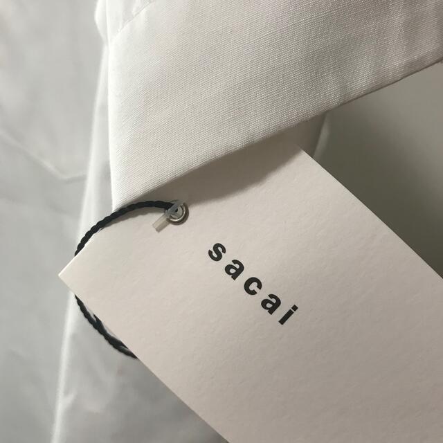 sacai(サカイ)のsacai サカイ Tシャツ ホワイト 新品 未使用 レディースのトップス(Tシャツ(半袖/袖なし))の商品写真