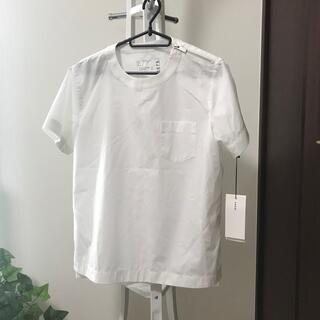 サカイ(sacai)のsacai サカイ Tシャツ ホワイト 新品 未使用(Tシャツ(半袖/袖なし))