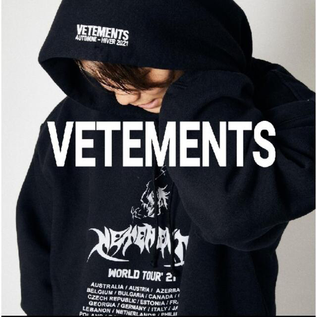 VETEMENTS WORLD TOUR 21 ヴェトモン ユニセックス 登坂 - パーカー