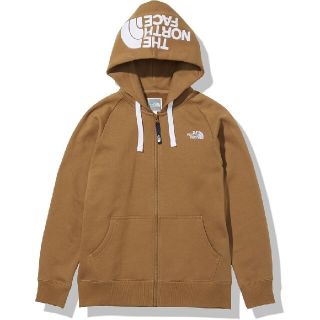 ザノースフェイス(THE NORTH FACE)のXL ノースフェイス リアビューフルジップフーディー NTW62130 茶 UB(パーカー)