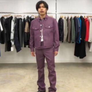 ジョンローレンスサリバン(JOHN LAWRENCE SULLIVAN)のLITTLEBIG 21ss デニムジャケット パープル(Gジャン/デニムジャケット)