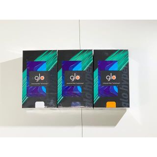 glo hyper オレンジ　ホワイト　ブルー　新品未開封(タバコグッズ)