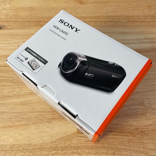 SONY(ソニー)の【新品未使用】SONY デジタルビデオカメラ HDR-CX470(W) スマホ/家電/カメラのカメラ(ビデオカメラ)の商品写真