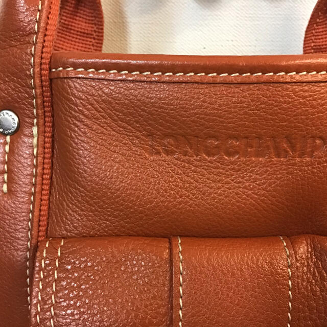 LONGCHAMP(ロンシャン)の本物ロンシャン*レザートート used良品^_^ レディースのバッグ(トートバッグ)の商品写真