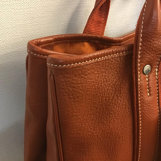 LONGCHAMP(ロンシャン)の本物ロンシャン*レザートート used良品^_^ レディースのバッグ(トートバッグ)の商品写真