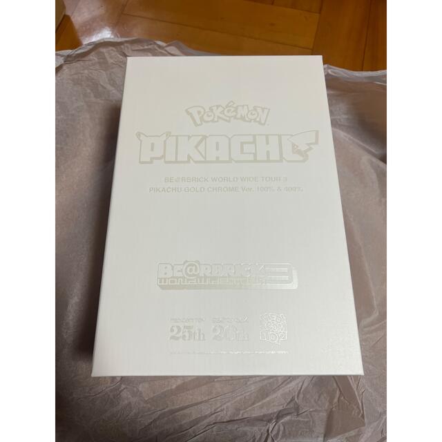 BE@RBRICK ピカチュウ GOLD CHROME 100％&400％ - その他