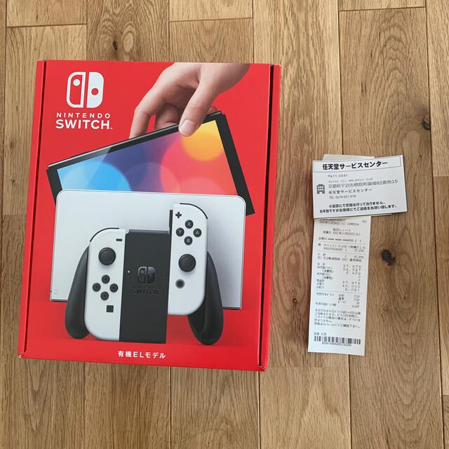 ニンテンドースイッチ 有機ELモデル ホワイト 本体 - 家庭用ゲーム機本体