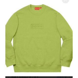 シュプリーム(Supreme)のSupreme 20ss Cutout Logo Crewneck Lime(スウェット)