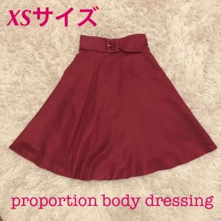 プロポーションボディドレッシング(PROPORTION BODY DRESSING)のプロポ　スエード素材　膝丈スカート(ひざ丈スカート)