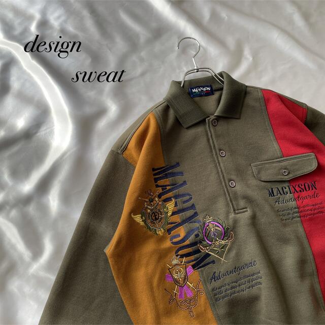 激安 古着 レトロ クレイジーパターン 刺繍 バイカラー 襟付き デザインスウェット スウェット - www.we-job.com 激安 古着 レトロ クレイジーパターン 刺繍 バイカラー 襟付き デザインスウェット スウェット - www.we-job.com