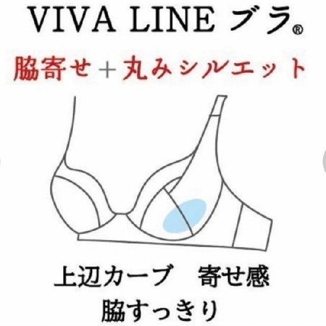 Wacoal(ワコール)の【Salute】VIVA LINEブラF70　上下セット レディースの下着/アンダーウェア(ブラ&ショーツセット)の商品写真