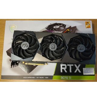 MSI RTX 3070ti sprim 美品(PCパーツ)