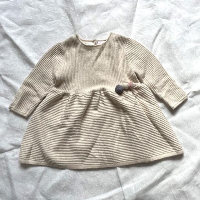 ZARA KIDS(ザラキッズ)の専用　　Zara ニットワンピースのみ キッズ/ベビー/マタニティのベビー服(~85cm)(ワンピース)の商品写真