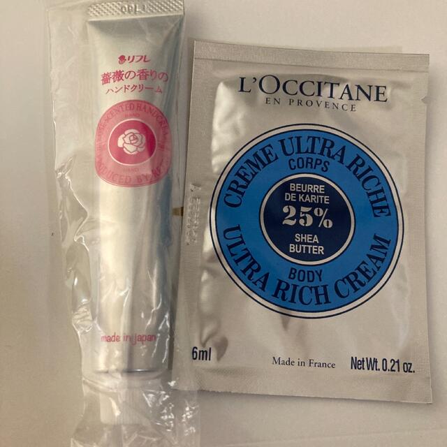 L'OCCITANE(ロクシタン)の薔薇の香りのハンドクリーム、他 コスメ/美容のボディケア(ハンドクリーム)の商品写真