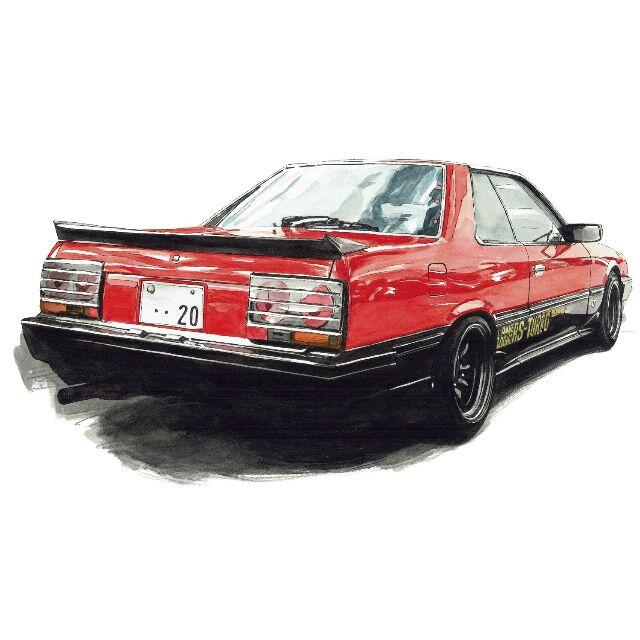 日産(ニッサン)のNC-1406スカイラインRS R30/GT限定版画サイン額装作家平右ヱ門 エンタメ/ホビーの美術品/アンティーク(版画)の商品写真