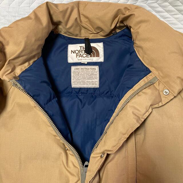 VINTAGE  NORTH FACE DOWN JACKET茶タグTALONzipper