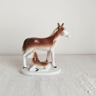 ドゥーズィエムクラス(DEUXIEME CLASSE)の* pottery animal ❀ horse うま * old figure(テーブル用品)