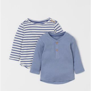 エイチアンドエム(H&M)のH&M ベビー ボーダーカットソー(シャツ/カットソー)