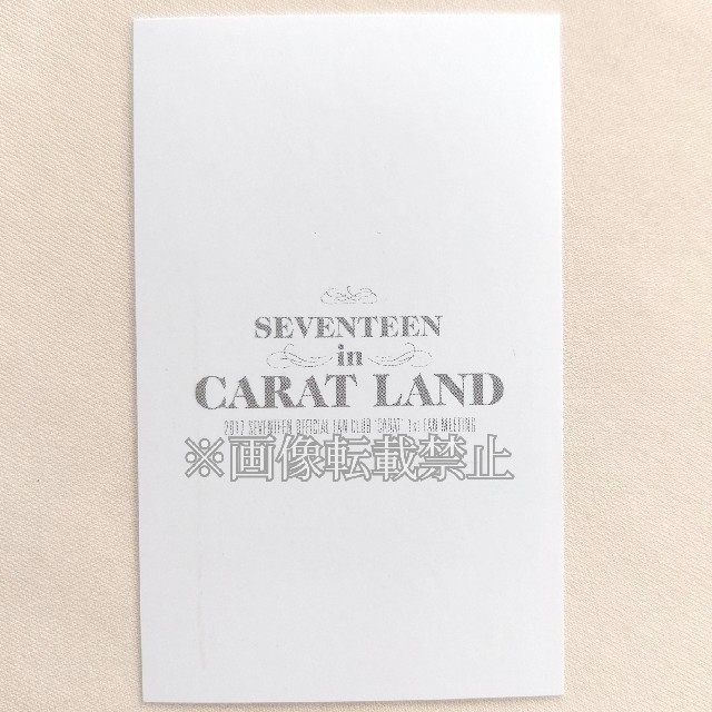 SEVENTEEN - SEVENTEEN 2017年 韓国 ペンミ カラットランド ジョンハン