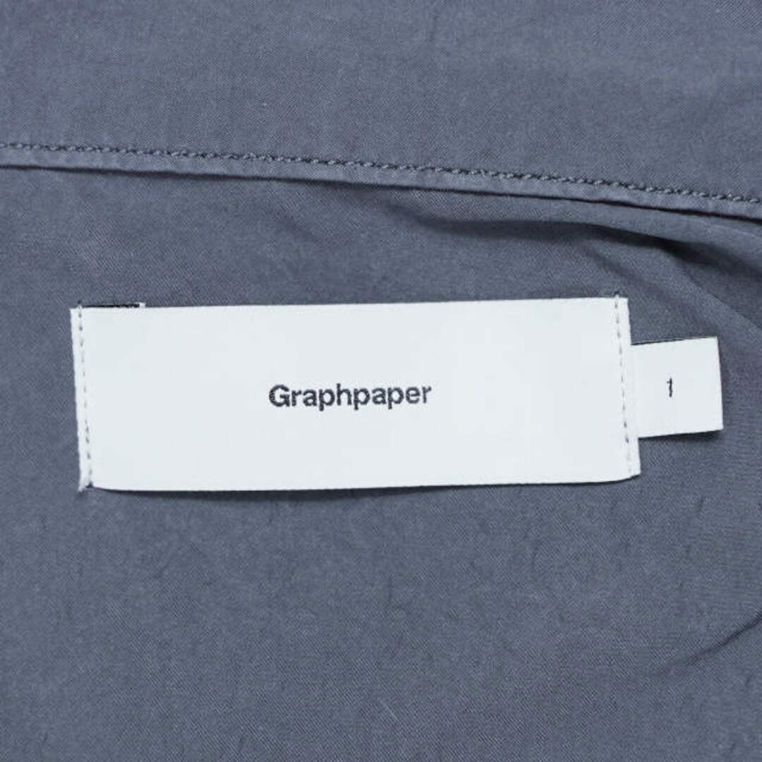 Graphpaper グラフペーパー 20AW 日本製 Germent Dyed Shop Coat ガーメントダイ ショップコート GM203-50054 1 D.GRAY オーバーコート アウター【中古】【Graphpaper】 メンズのジャケット/アウター(トレンチコート)の商品写真