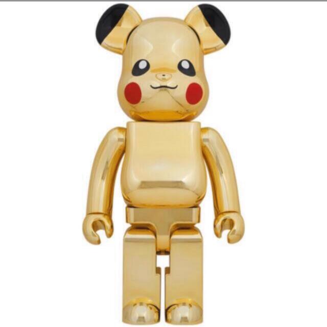 BE@RBRICK ピカチュウGOLD CHROME Ver.1000％