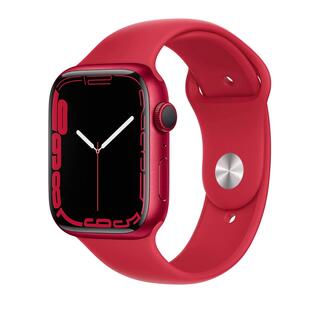 アップルウォッチ(Apple Watch)のApple Watch Series 7 45mm REDアルミニウムケース(腕時計(デジタル))