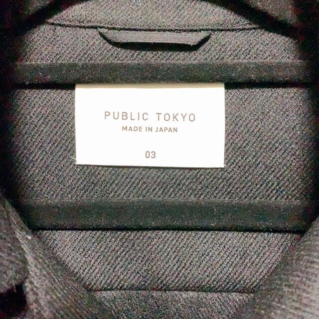 STUDIOUS(ステュディオス)のpublic tokyo シャツ ブラックL メンズのトップス(シャツ)の商品写真