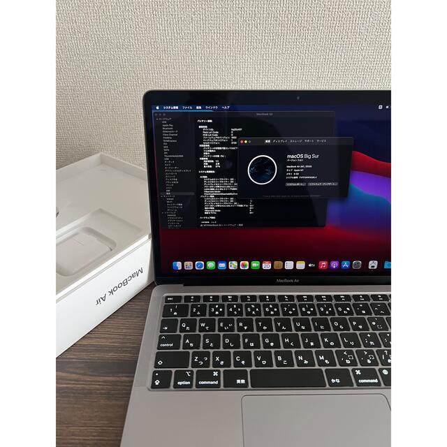 MacBook Air M1 2020 8GB メモリ 256GB SSD