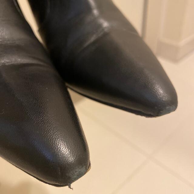 値下!MANOLO BLAHNIK ロングブーツ 内側 ふわふわ サイズ36 - ブーツ