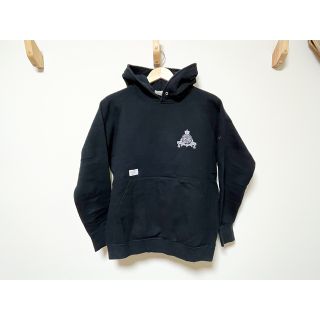 ダブルタップス(W)taps)のWTAPS x BULLINK パーカー　スポットアイテム　ブラック(パーカー)