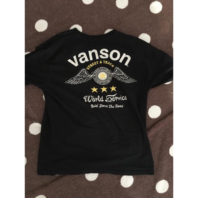 VANSON(バンソン)の出品残り5時間今日まで限定ラスト値引き美品VANSONバイカーロンTシャツ メンズのトップス(Tシャツ/カットソー(七分/長袖))の商品写真