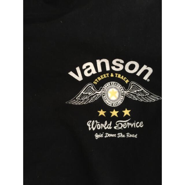 VANSON(バンソン)の出品残り5時間今日まで限定ラスト値引き美品VANSONバイカーロンTシャツ メンズのトップス(Tシャツ/カットソー(七分/長袖))の商品写真