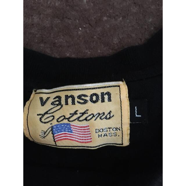 VANSON(バンソン)の出品残り5時間今日まで限定ラスト値引き美品VANSONバイカーロンTシャツ メンズのトップス(Tシャツ/カットソー(七分/長袖))の商品写真